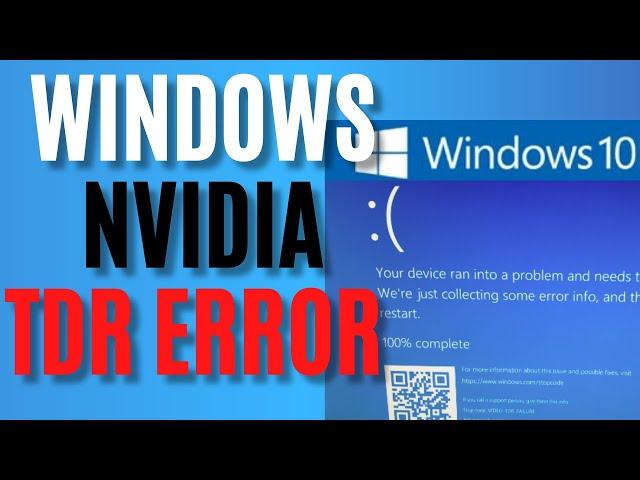 How to Fix GPU Mining TDR Error on Windows