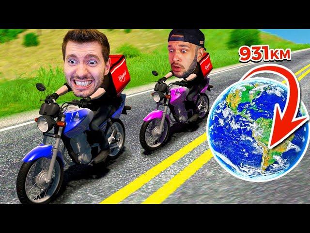 LIPAO e GQ viajando 900km com MOTO DE ENTREGA!