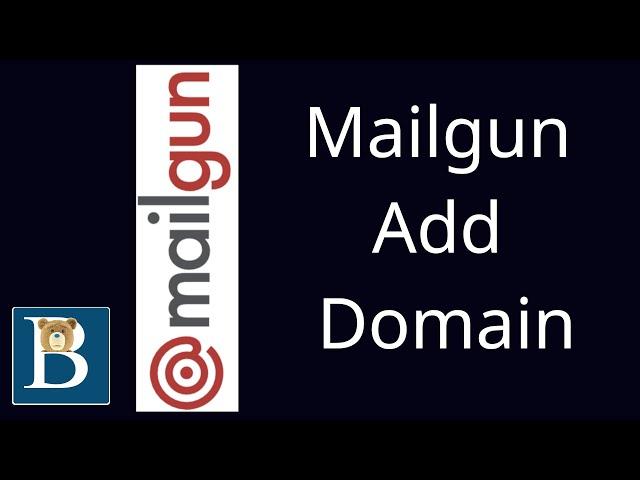 Add domain to Mailgun and verify DNS records   Sample with Cloudflare Mailgun smtp setup