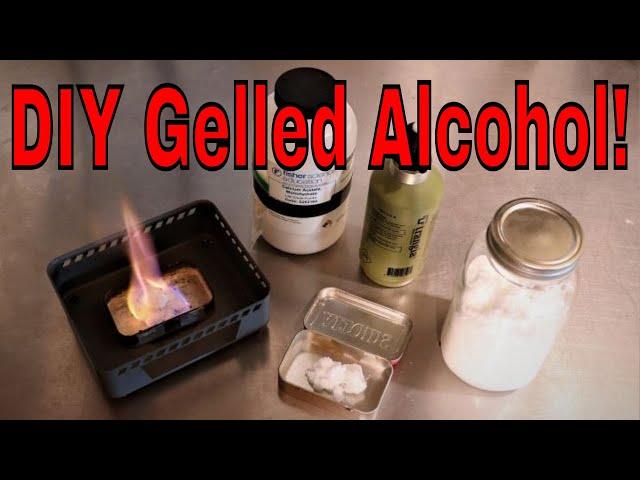 Make Your Own Gelled Alcohol!