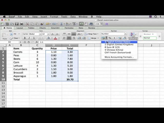 How to Put a Price in Excel : MS Excel Tips