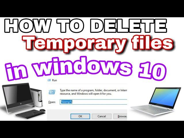 How to delete temp files in dell laptop | How to delete temporary files in windows 10