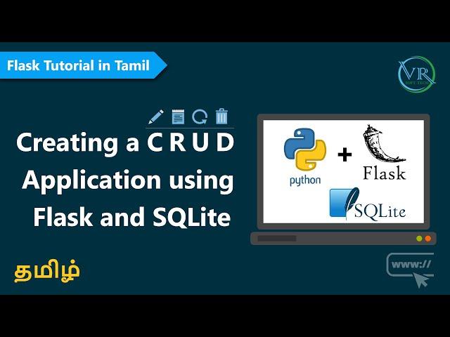 Flask - SQLite CRUD Application in Tamil