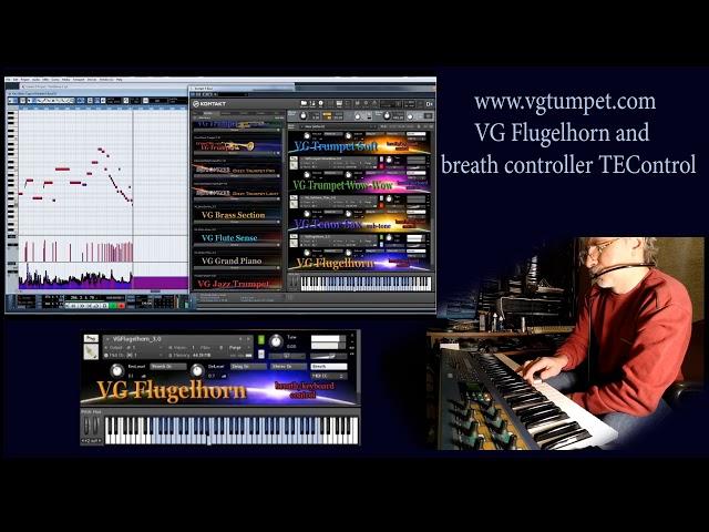 Flugelhorn NI Kontakt 5 library breath wind controller TEControl WAV