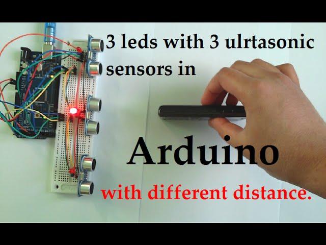 Multiple ultrasonic sensors at once  (Arduino)