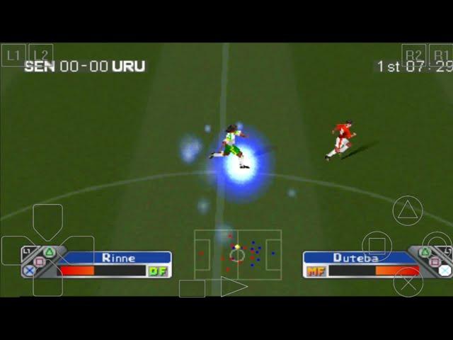 SENEGAL vs URUGUAY - Super Shot Soccer - ePSXe Android Gameplay