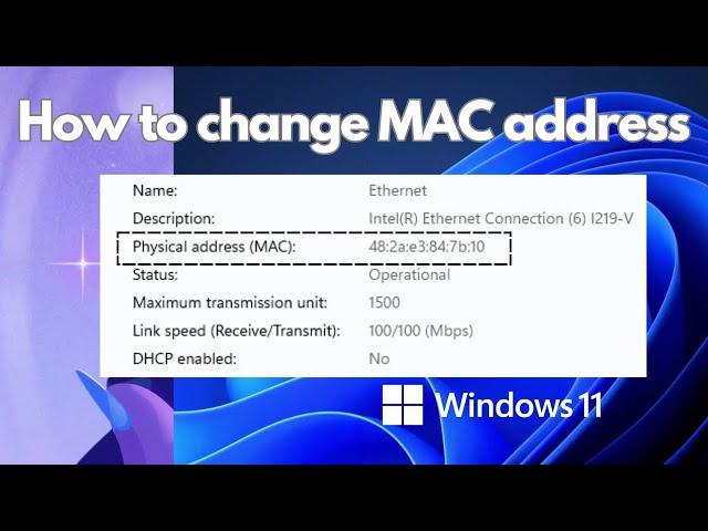 How to Change MAC Address in Windows 11 (2024) | Technitium MAC Address Changer Tutorial