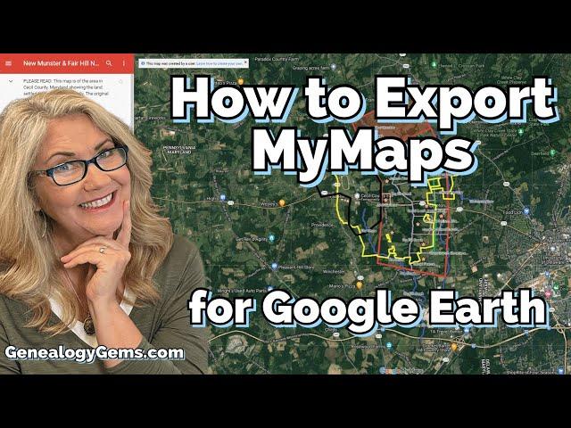 How to Export Google MyMaps to KMZ for Google Earth