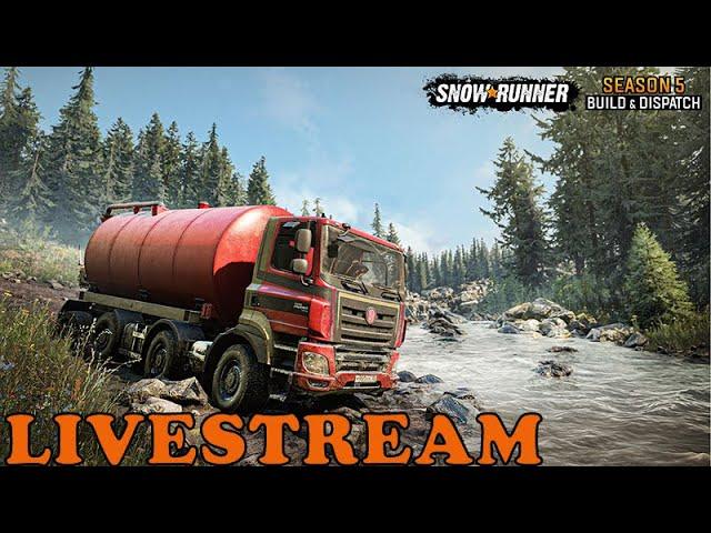 SnowRunner | Season 5: Build & Dispatch | Don Region | Livestream | PC Gameplay