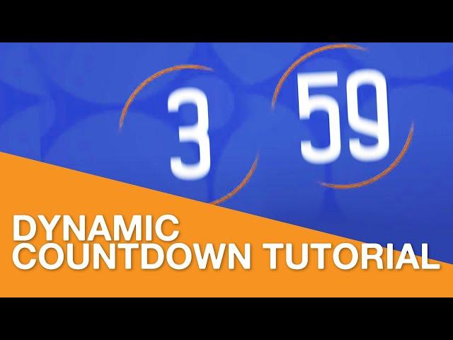 Dynamic Countdown Timer in After Effects