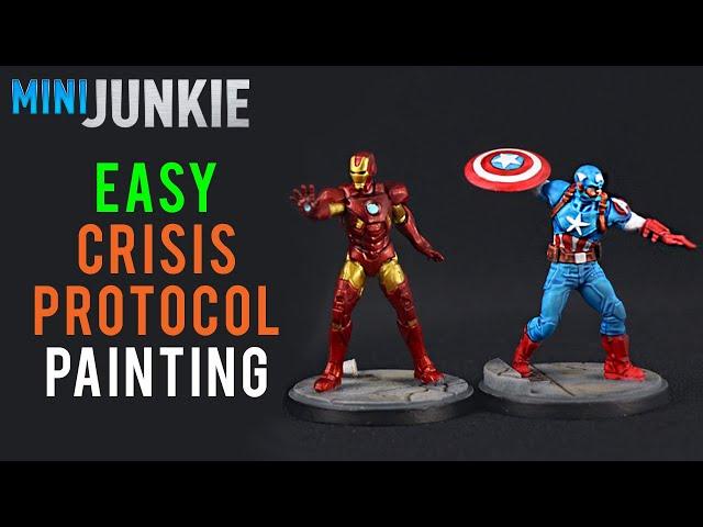 Speed Painting Marvel Crisis Protocol Heroes