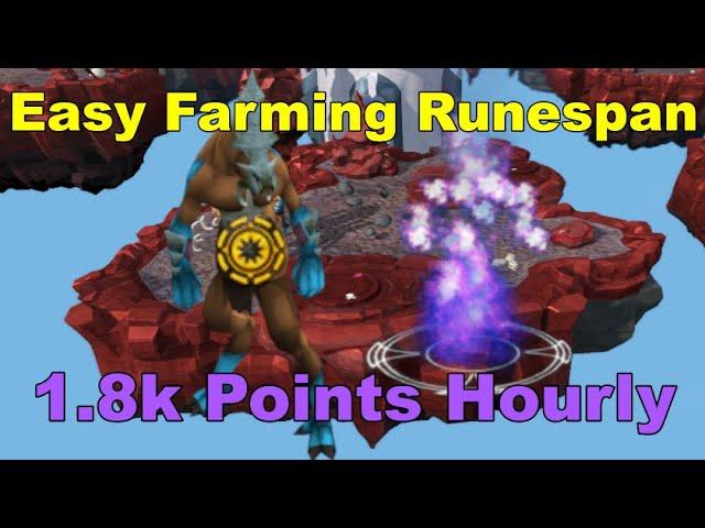 Runescape 3 Farming Runespan Points Guide + 1.8k Points Hourly + 55k XP (Technically 83,478 XP/HR)