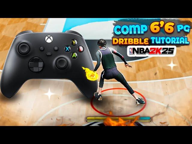 NBA 2K25 - 6'6 Point Guard COMP Dribble TUTORIAL | ADVANCED & BEGINNER | EVERY Combo!