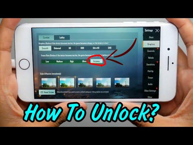 HOW to unblock 60FPS in PUBG on IOS?