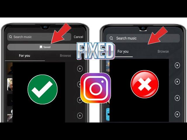 How to Fix Instagram Story Saved Audio Music Option Not Showing