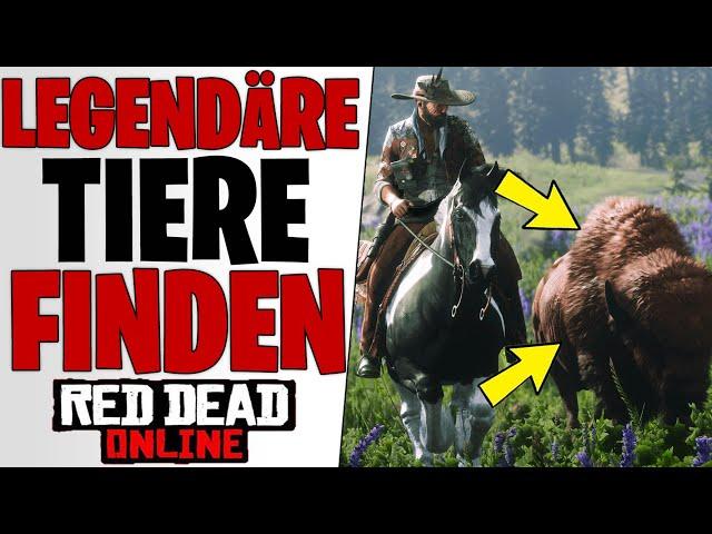 Alle Legendären Tiere finden - Karte mit Orten & Tipps | Neues Update Red Dead Redemption 2 Online