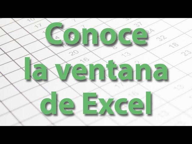 Elementos de la ventana de Excel - #1 De cero a profesional