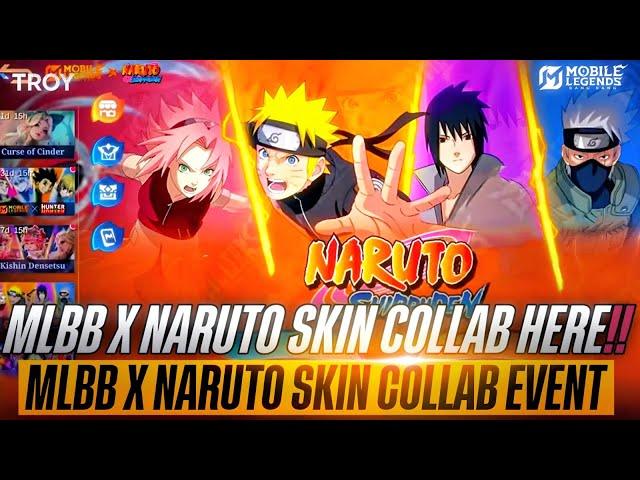 MLBB X NARUTO SKIN COLLAB HERE!! | MLBB X NARUTO SKIN COLLAB EVENT |