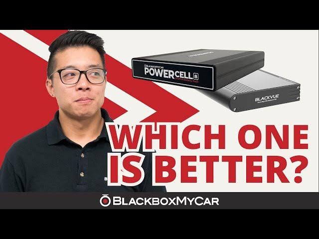 Which Battery Pack to Use? | BlackboxMyCar PowerCell 8 vs. BlackVue B-130X Battery | BlackboxMyCar