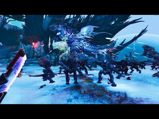 DAY 2 Alpha King Titan Exctintion finish ! Ark official pvp