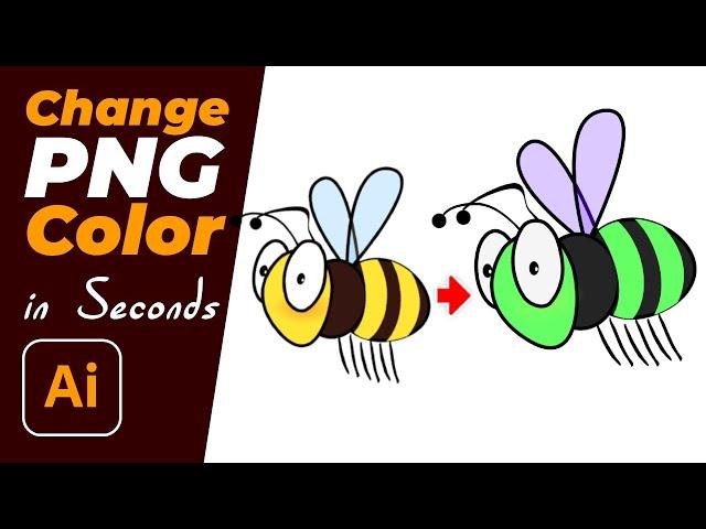 How to Change PNG Color in Illustrator