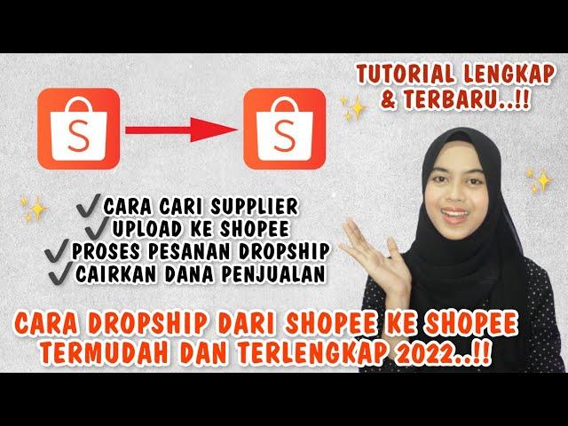 CARA DROPSHIP DARI SHOPEE KE SHOPEE TERMUDAH & TERLENGKAP REAL TRANSAKSI LANGSUNG RESI OTOMATIS