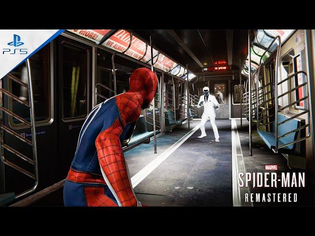 Mister Negative Train Fight - Marvel’s Spider Man Remastered (PS5) │4K 60FPS HDR RAY TRACING