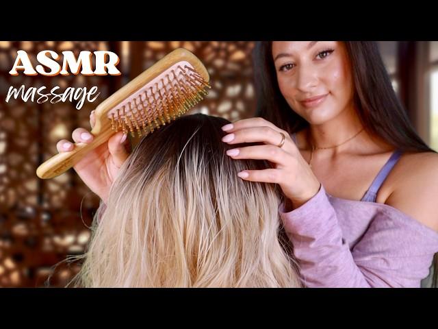 ASMR Giving You A Head Massage  Head Tingles & Scalp Scratching For Sleep