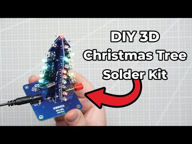 DIY 3D Christmas Tree RGB Soldering KIT