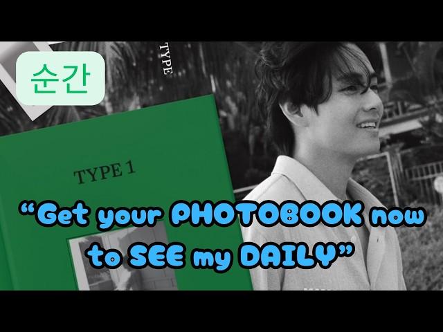 김태형 BTS V will RELEASE Photobook capturing his EVERYDAY Moments