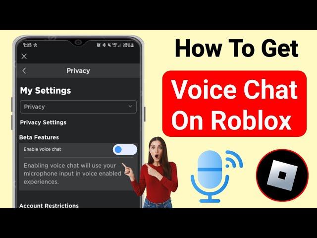 How To Get Voice Chat on Roblox (2024) | Enable Voice Chat In Roblox