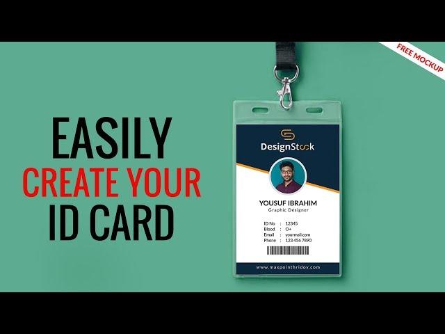 ID Card Design in Photoshop Tutorial | How To Make Professional Company ID Card | Maxpoint_Hridoy