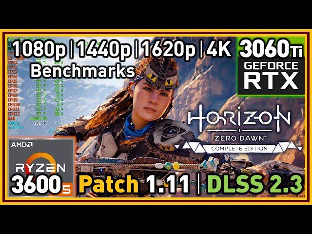 Horizon Zero Dawn PC Patch 1.11 - DLSS 2.3 | Ryzen 5 3600 & RTX 3060 Ti - Benchmarks and testing