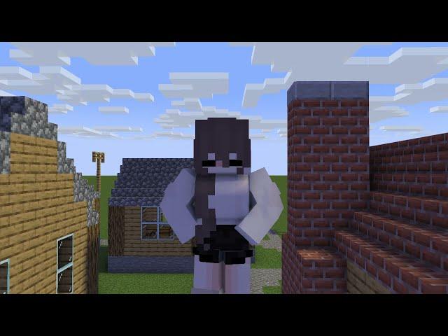 Giantess brest expansion(minecraft animation)