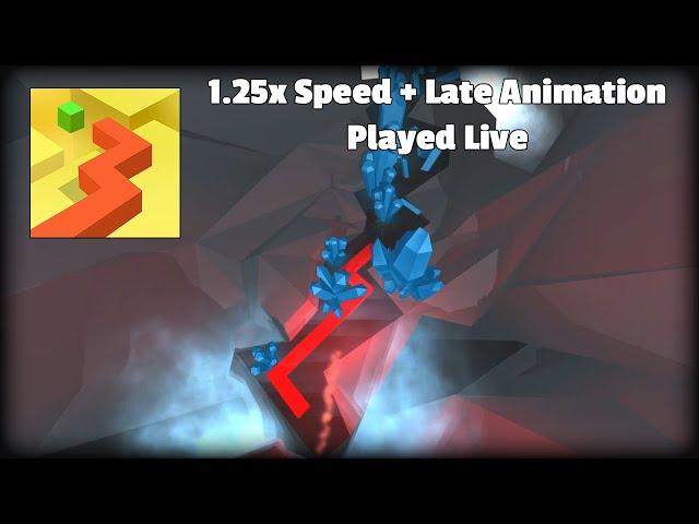 Dancing Line - The Crystal (1.25x speed + Late Animation)