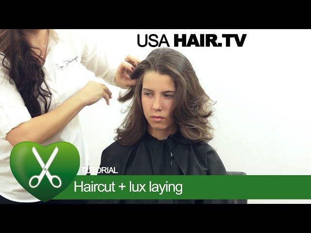 Haircut + lux laying. parikmaxer TV USA