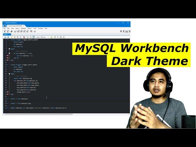 MySQL Workbench Dark Theme