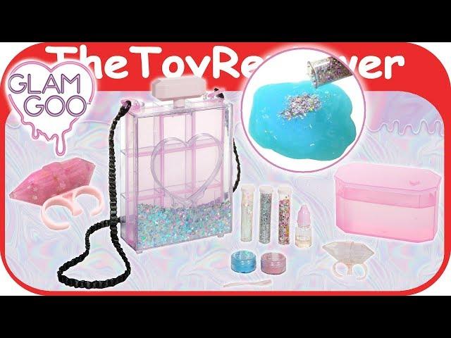 Glam Goo Deluxe Pack Slime DIY Holo Holographic Girls Glitter Unboxing Toy Review by TheToyReviewer