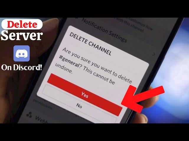 How To Delete A Discord Server iPhone [Delete Discord Server]