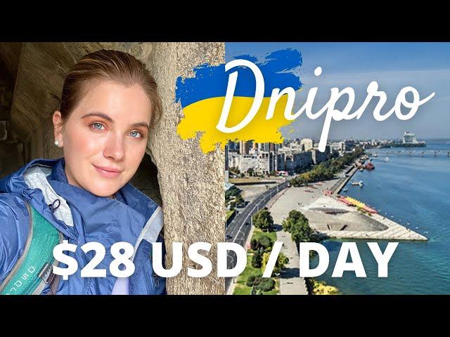 TRAVEL UKRAINE ON A BUDGET | Dnipro City Tour