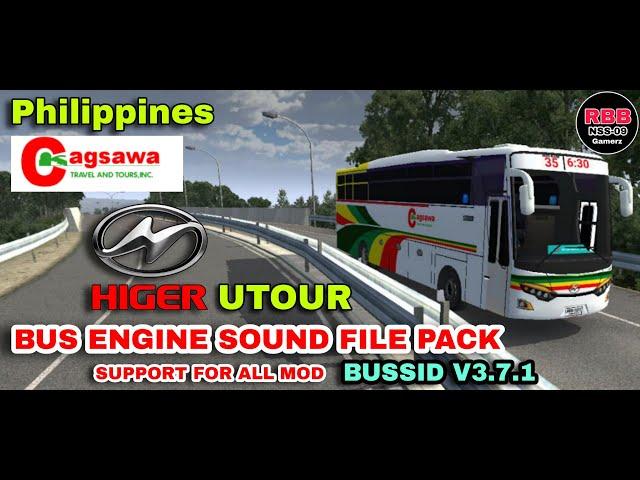 HIGER UTOUR Bus Engine Sound Pack ll   Bus Engine Sound FOR BUSSID SUPPORT  ALL MOD  V3.7.1