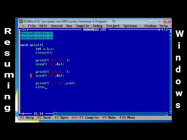 Addition of two numbers using Scanf Function || C Programming Tutorial #3