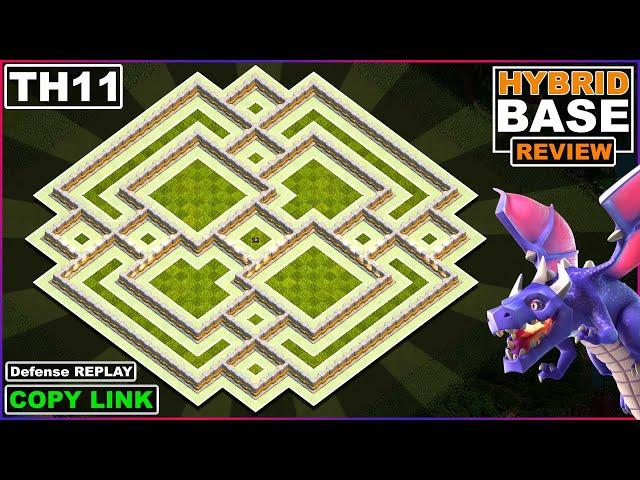 NEW TH11 base 2022 with COPY LINK | COC Town Hall 11 Farming Base - Clash of Clans