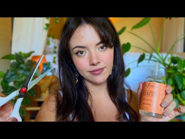 ASMR Pampering You to Sleep  skincare, haircut, hairbrushing, personal attention [layered sounds]