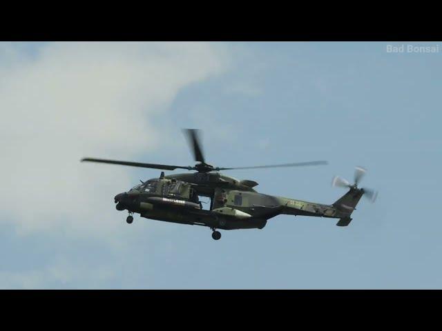 Der NH90 TTH und meine Panasonic Lumix GH6: Kurze Flugshow der Bundeswehr Heideflieger
