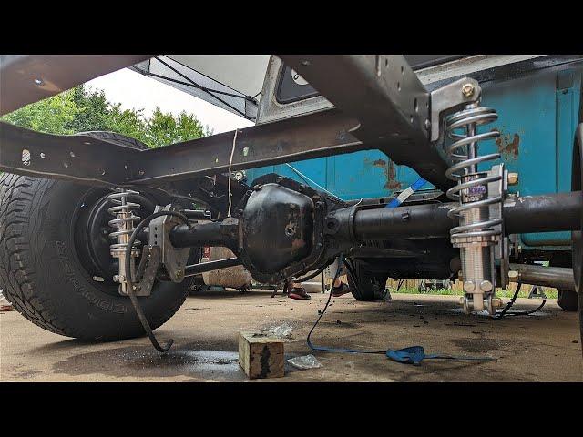 F100 Outcast Autoworks 4 Link & Panhard Bar Installation Part 1