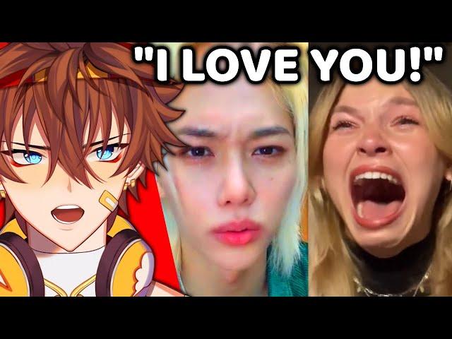 Reacting to Cringe KPOP Fan Calls!