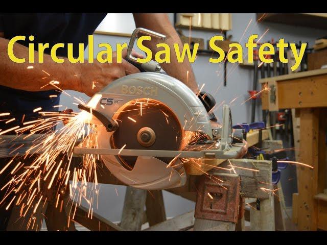 Using a Circular Saw Safely -  Beginners Woodworking #26