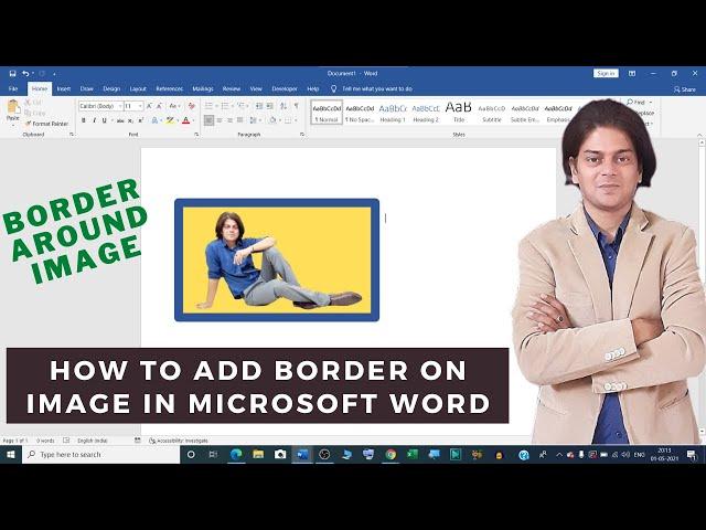 How to add border on image in word | How to Add Picture Borders in Microsoft Word?