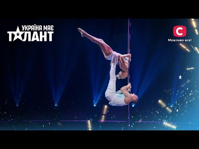 Husband helps his blind wife to do pole dance – Ukraine's Got Talent 2021 – Episode 8